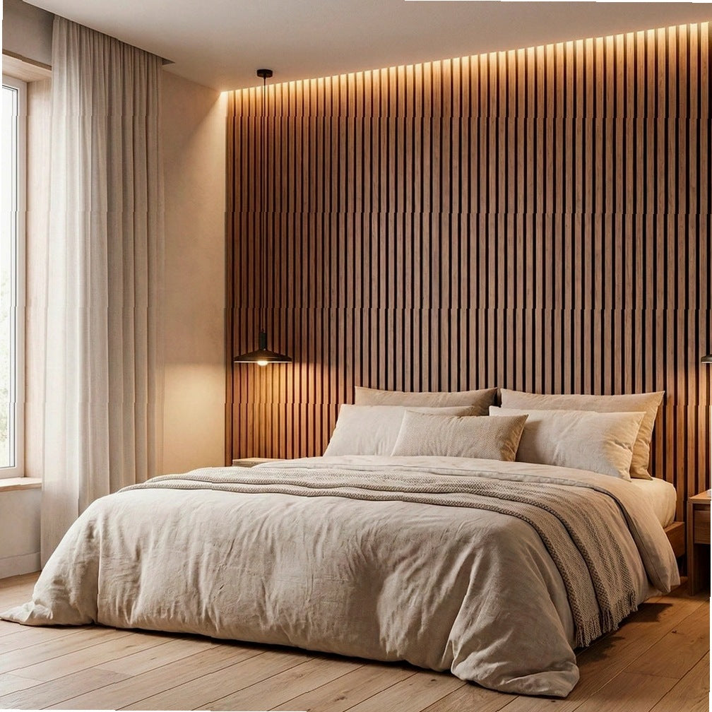 Panneau Acoustique Mural en Bois