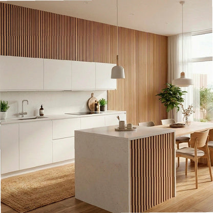 Panneau Acoustique Mural en Bois